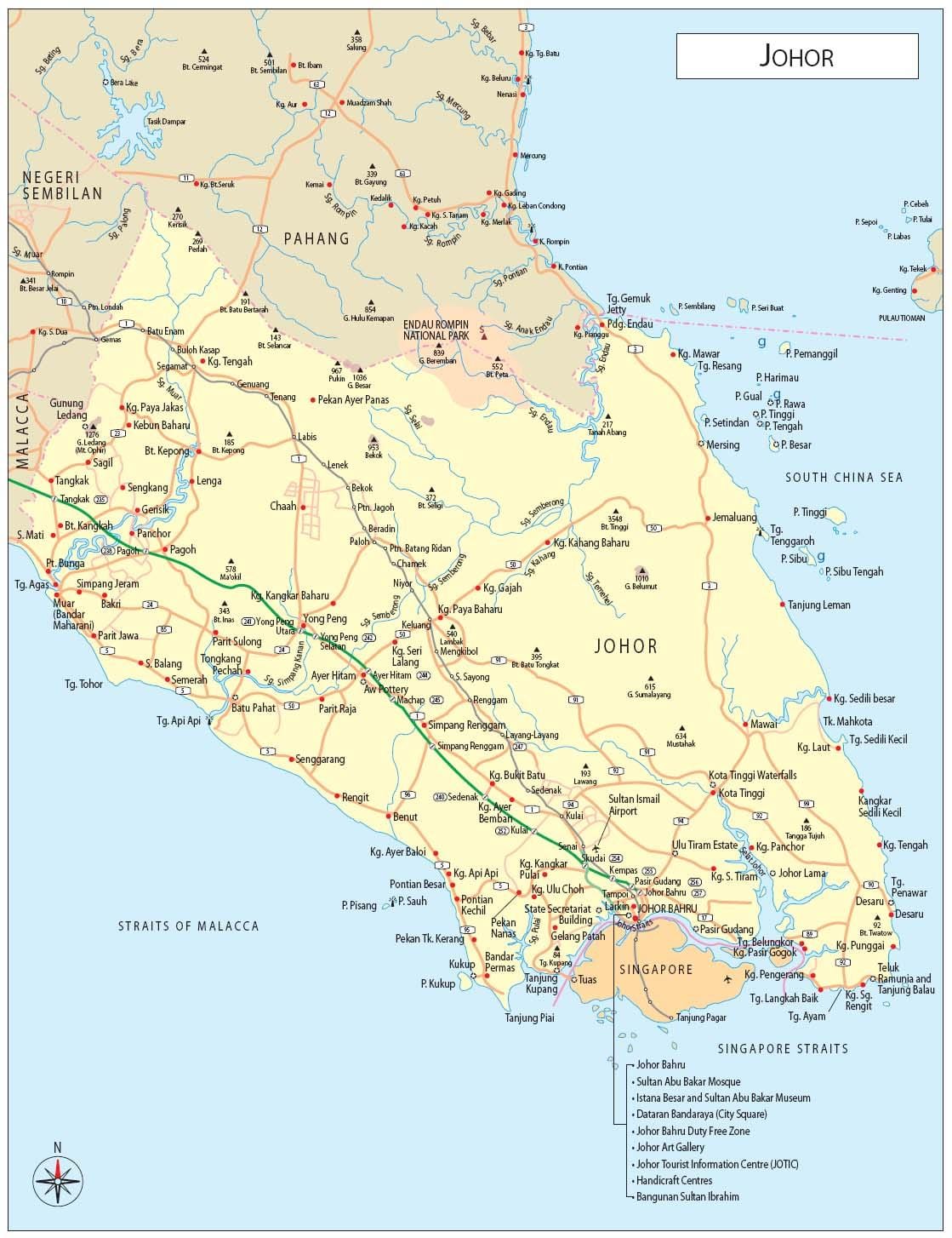 jb map malaizija