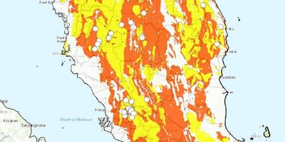 Geologinis žemėlapis malaizija