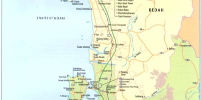 Kedah malaizija žemėlapyje