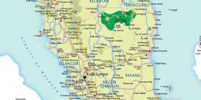 Malaizija kl žemėlapyje