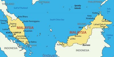 Žemėlapis malaizija