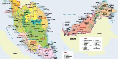 Turizmo žemėlapis malaizija