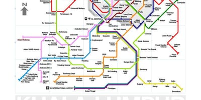 Mrt linija 3 maršruto žemėlapį malaizija